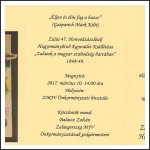 "Zalaiak a magyar szabadság harcában" - kiállításmegnyitó