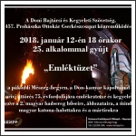 Emléktűz-gyújtás a doni áttörés 75. évfordulóján