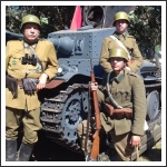 Harckocsibemutató Lesanyban