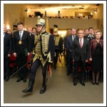 Megyezászlóval bevonulás az Ünnepi Közgyűlés színhelyére. Helyszín: Marcali