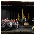 Ünnepi Közgyűlésen a kitüntetettek és a Somogy Megyei Közgyűlés elnöke: Biró Norbert