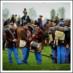 Újra dörögtek a fegyverek Tápióbicskén (fotó: Rácz Tünde)