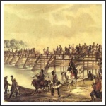 A horvát csapatok átkelnek a Dráván Varasdnál 1848. szeptember 11-én