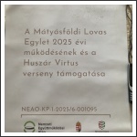 Huszár virtus verseny, 1. forduló, Sümeg - az esemény támogatói