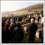 Huszártemetés (fotó: Gömöri Lovas és Népi Hagyományőrző Egyesület Facebook-oldala)