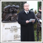 Megemlékezés a keleti front áldozatairól Pápán