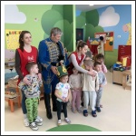 Huszár az óvodában