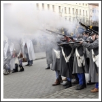 Harc a városközpontban (fotó: Galambos Sándor)