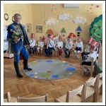 Huszár az óvodában