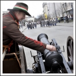 Harc a városközpontban (fotó: Galambos Sándor)