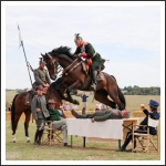 A soproni Nádasdy-huszárok a Nemzetközi lovassági napokon
