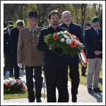 Megemlékezés Kiss Zoltán honvéd ejtőernyős századosról (fotó: Berlinger Dorottya)