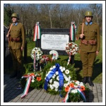 Megemlékezés Kiss Zoltán honvéd ejtőernyős századosról (fotó: Berlinger Dorottya)