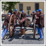 A magyar honvéd gyalogság és tüzérség ünnepe a Budai Várban (fotó: Pető István)
