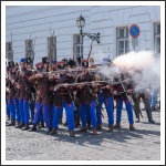 A magyar honvéd gyalogság és tüzérség ünnepe a Budai Várban (fotó: Pető István)