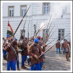 A magyar honvéd gyalogság és tüzérség ünnepe a Budai Várban (fotó: Pető István)