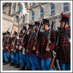 Honvéd toborzók a Budavári Palotában (fotó: Pető István)