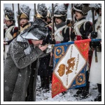 Magyar hagyományőrzők a Három Császár csatájában