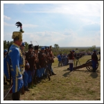 Ismét dörögtek az ágyúk a Mészeg-hegy lábánál (fotó: Berlingerné Kiss Orsolya)