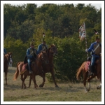 Ismét dörögtek az ágyúk a Mészeg-hegy lábánál (fotó: Berlingerné Kiss Orsolya)