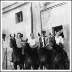 Tattersall 1957. balról jobbra: Russay Károly/ Rába, Szabados Gyula / Nosza, Soós Ferenc / Büntető, Sallay Sándor / Makk Ász