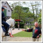 Lovas polgárőrök oktatásán Sallay Sándor 2016-ban.