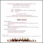 Soproni Huszárok Bálja, 2020 - Meghívó