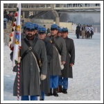 Csata a havas Tisza-parton (fotó: Horváth Zsombor)