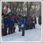 Csata a havas Tisza-parton (fotó: Horváth Zsombor)
