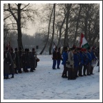 Csata a havas Tisza-parton (fotó: Horváth Zsombor)