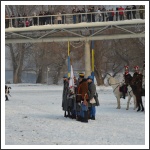 Csata a havas Tisza-parton (fotó: Horváth Zsombor)