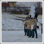 Csata a havas Tisza-parton (fotó: Horváth Zsombor)