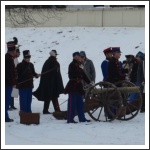 Csata a havas Tisza-parton (fotó: Horváth Zsombor)