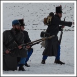 Csata a havas Tisza-parton (fotó: Horváth Zsombor)