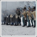 Csata a havas Tisza-parton (fotó: Horváth Zsombor)