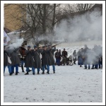Csata a havas Tisza-parton (fotó: Horváth Zsombor)