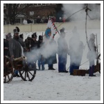 Csata a havas Tisza-parton (fotó: Horváth Zsombor)