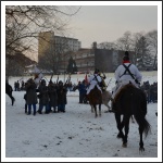 Csata a havas Tisza-parton (fotó: Horváth Zsombor)