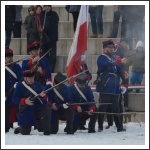 Csata a havas Tisza-parton (fotó: Horváth Zsombor)