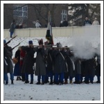 Csata a havas Tisza-parton (fotó: Horváth Zsombor)