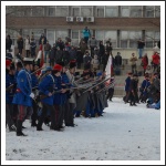 Csata a havas Tisza-parton (fotó: Horváth Zsombor)