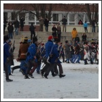 Csata a havas Tisza-parton (fotó: Horváth Zsombor)