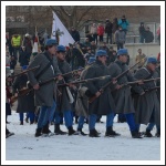 Csata a havas Tisza-parton (fotó: Horváth Zsombor)