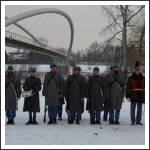 Csata a havas Tisza-parton (fotó: Horváth Zsombor)