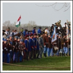 Csata a Tápió hídján (fotó: Berlingerné Kiss Orsolya)