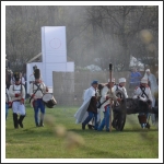 Csata a Tápió hídján (fotó: Berlingerné Kiss Orsolya)