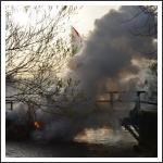 Csata a Tápió hídján (fotó: Berlingerné Kiss Orsolya)