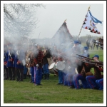 Csata a Tápió hídján (fotó: Berlingerné Kiss Orsolya)