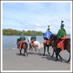 Bevonultak Dunakeszire a Mogyoródi Sándor-huszárok (fotó: KesziPress)