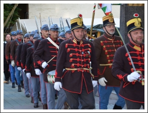 Negyvenhetesek az Egerszeg Fesztiválon (fotó: Budai 2-ik Honvédzászlóalj)